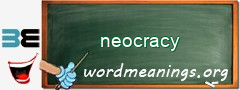 WordMeaning blackboard for neocracy